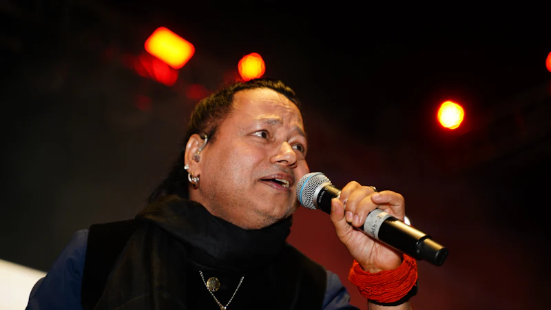 Vikram Iyer performing on stage